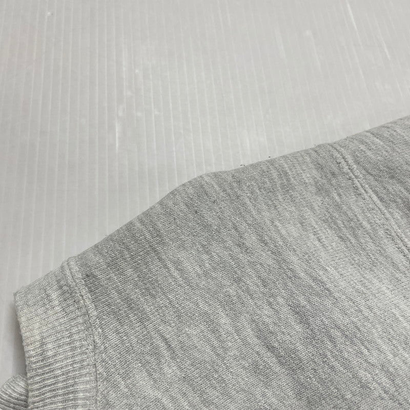 【現状渡し品】【メンズ】 90's REVERSE WEAVE COLLEGE LOGO SWEAT 90年代 リバースウィーブ カレッジロゴ NU刺繍 スウェット 長袖 トップス トレーナー 目無し 刺繍タグ 145-260331-yo-10-tei サイズ：L カラー：グレー 万代Net店