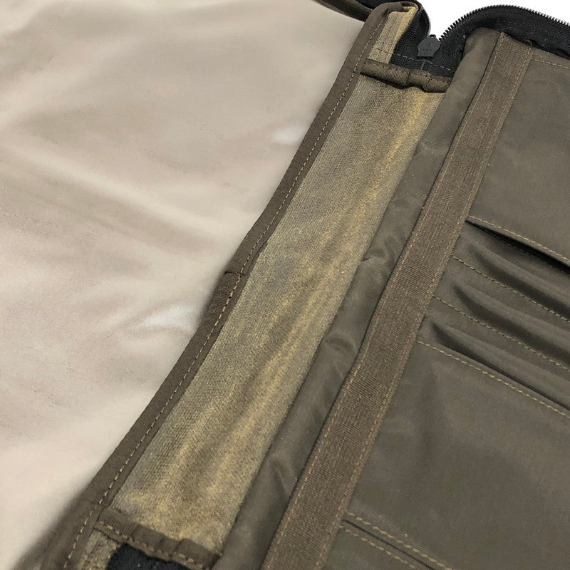 【中古品】【メンズ/レディース】 PORTER ポーター TENSION 627-17307 ブリーフケース ビジネスバッグ 鞄 188-260511-rs-05-fur カラー：カーキ・オリーブ系 万代Net店