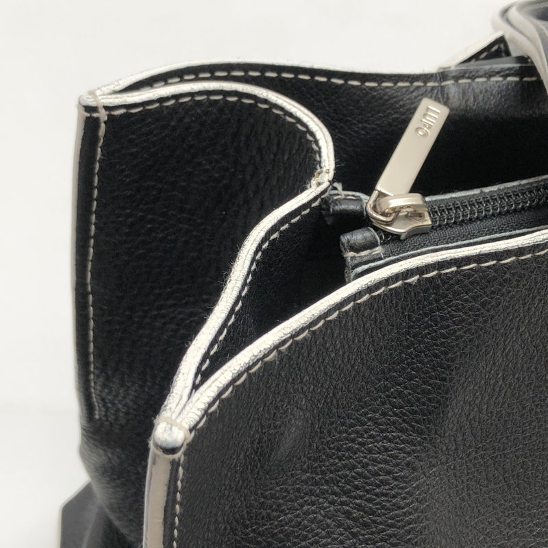 【現状渡し品】【レディース】 LUPO Barcelona ルポバルセロナ GENUNE LEATHER BAG トートバッグ ハンドバッグ ボストンバッグ 鞄 188-260728-rs-03-fur カラー：ブラック 万代Net店