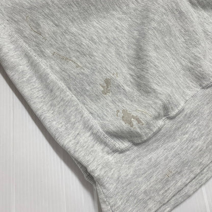 【現状渡し品】【メンズ】 90's REVERSE WEAVE COLLEGE LOGO SWEAT 90年代 リバースウィーブ カレッジロゴ NU刺繍 スウェット 長袖 トップス トレーナー 目無し 刺繍タグ 145-260331-yo-10-tei サイズ：L カラー：グレー 万代Net店