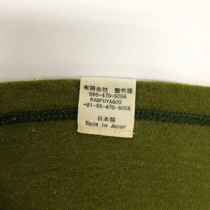 【現状渡し品】【メンズ】 桃太郎ジーンズ S/S TEE 半袖 Tシャツ トップス アメカジ系 145-251203-yu-05-fur サイズ：M カラー：カーキ系 万代Net店