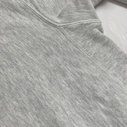 【現状渡し品】【メンズ】 90's REVERSE WEAVE COLLEGE LOGO SWEAT 90年代 リバースウィーブ カレッジロゴ NU刺繍 スウェット 長袖 トップス トレーナー 目無し 刺繍タグ 145-260331-yo-10-tei サイズ：L カラー：グレー 万代Net店