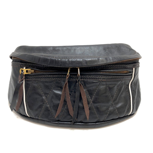 【現状渡し品】【メンズ】 WESTRIDE ウエストライド RIDING WAIST BAG ホースハイド ライディングウエストバッグ ボディバッグ 鞄 188-260728-rs-04-fur カラー：ブラック 万代Net店