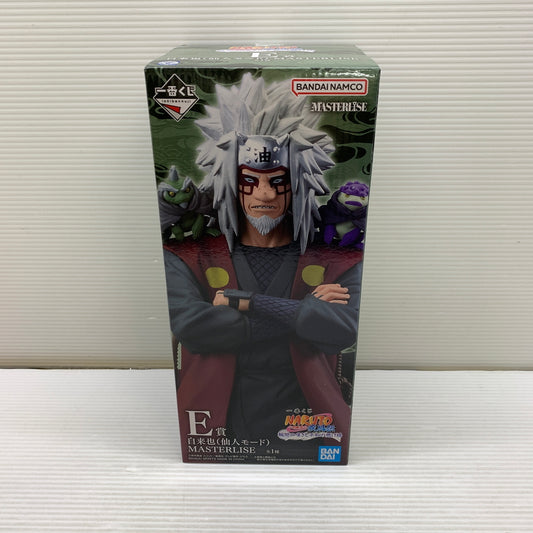 【中古品】 一番くじ NARUTO-ナルト- 疾風伝 輪廻の嘆きと平和の懸け橋 E賞 自来也 (仙人モード) MASTERLISE フィギュア バンダイ 箱あり 051-260810-YT-03-min 万代Net店