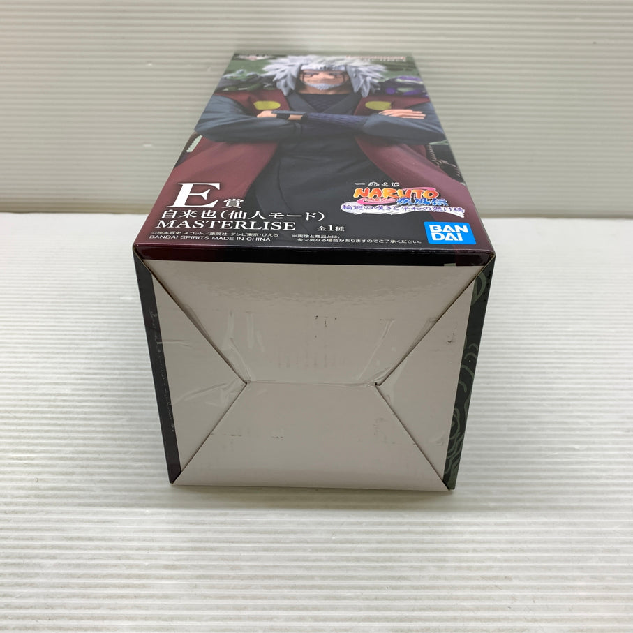 【中古品】 一番くじ NARUTO-ナルト- 疾風伝 輪廻の嘆きと平和の懸け橋 E賞 自来也 (仙人モード) MASTERLISE フィギュア バンダイ 箱あり 051-260810-YT-03-min 万代Net店