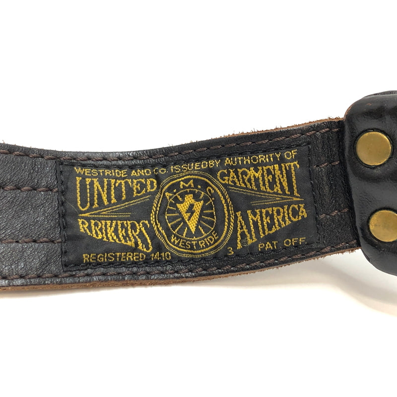 【現状渡し品】【メンズ】 WESTRIDE ウエストライド RIDING WAIST BAG ホースハイド ライディングウエストバッグ ボディバッグ 鞄 188-260728-rs-04-fur カラー：ブラック 万代Net店