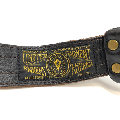 【現状渡し品】【メンズ】 WESTRIDE ウエストライド RIDING WAIST BAG ホースハイド ライディングウエストバッグ ボディバッグ 鞄 188-260728-rs-04-fur カラー：ブラック 万代Net店