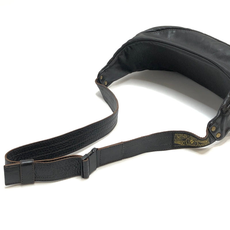 【現状渡し品】【メンズ】 WESTRIDE ウエストライド RIDING WAIST BAG ホースハイド ライディングウエストバッグ ボディバッグ 鞄 188-260728-rs-04-fur カラー：ブラック 万代Net店