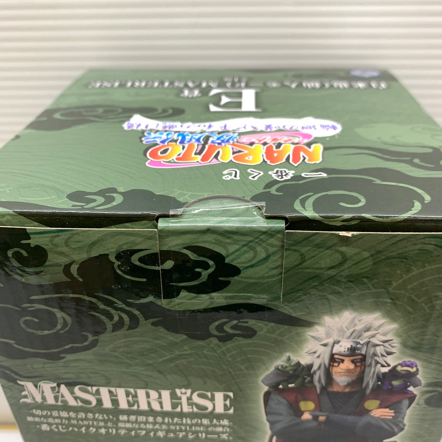【中古品】 一番くじ NARUTO-ナルト- 疾風伝 輪廻の嘆きと平和の懸け橋 E賞 自来也 (仙人モード) MASTERLISE フィギュア バンダイ 箱あり 051-260810-YT-03-min 万代Net店