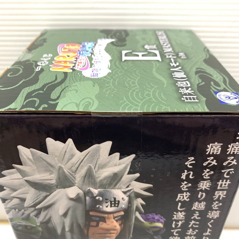 【中古品】 一番くじ NARUTO-ナルト- 疾風伝 輪廻の嘆きと平和の懸け橋 E賞 自来也 (仙人モード) MASTERLISE フィギュア バンダイ 箱あり 051-260810-YT-03-min 万代Net店