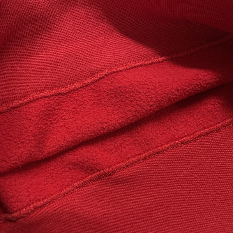 【現状渡し品】【メンズ】 90's REVERSE WEAVE 90年代 リバースウィーブスウェット 長袖 トップス トレーナー 刺繍タグ 目あり USA製 145-260331-yo-12-tei サイズ：L カラー：レッド 万代Net店