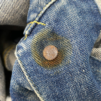 【現状渡し品】【メンズ】 Lee リー PATD-153438 101-J 刻印21 USA製 胸ポケ内ユニオンチケット付き 70-80S DENIM JACKET 70-80年代 デニム ジャケット トップス アウター 146-250917-cs-14-izu サイズ：不明 カラー：インディゴ 万代Net店