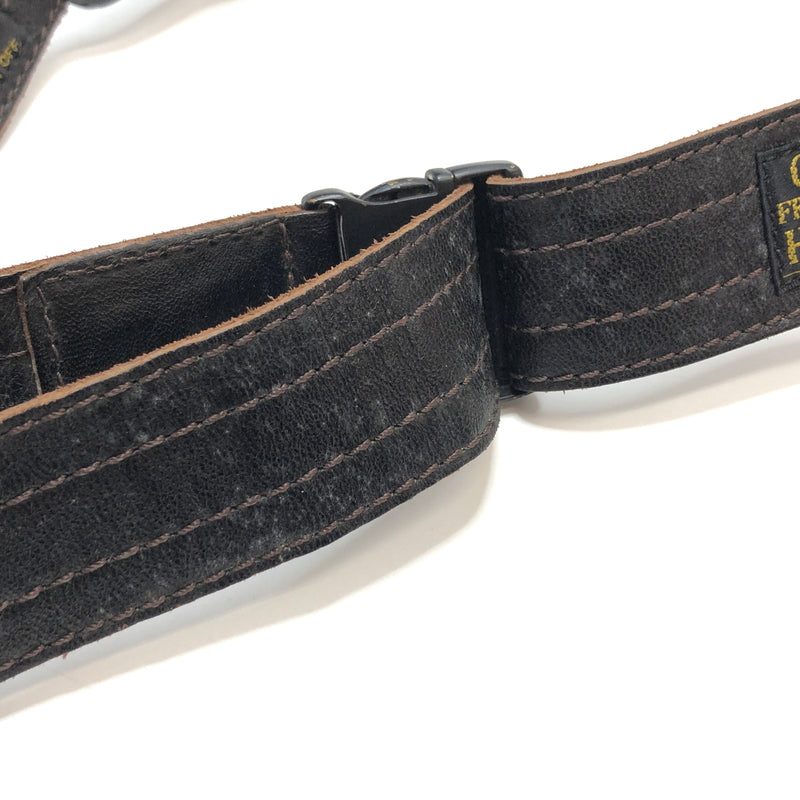 【現状渡し品】【メンズ】 WESTRIDE ウエストライド RIDING WAIST BAG ホースハイド ライディングウエストバッグ ボディバッグ 鞄 188-260728-rs-04-fur カラー：ブラック 万代Net店