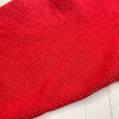 【現状渡し品】【メンズ】 90's REVERSE WEAVE 90年代 リバースウィーブスウェット 長袖 トップス トレーナー 刺繍タグ 目あり USA製 145-260331-yo-12-tei サイズ：L カラー：レッド 万代Net店