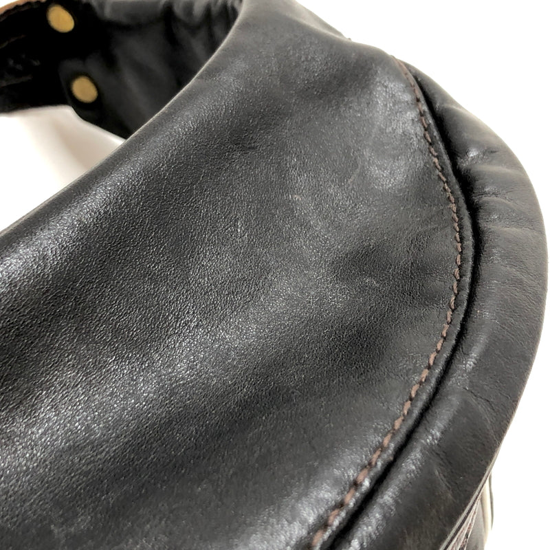 【現状渡し品】【メンズ】 WESTRIDE ウエストライド RIDING WAIST BAG ホースハイド ライディングウエストバッグ ボディバッグ 鞄 188-260728-rs-04-fur カラー：ブラック 万代Net店