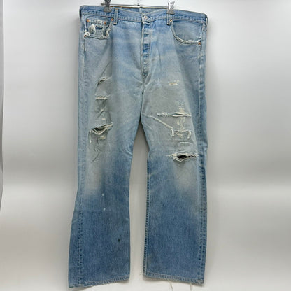 【現状渡し品】【メンズ】 LEVI’S リーバイス BUTTON FLY 00S 501 DENIM PANTS 501-0115 刻印553 01年製 デニムパンツ ボトムス 157-260606-sa-02-fur サイズ：40×32 カラー：インディゴ 万代Net店