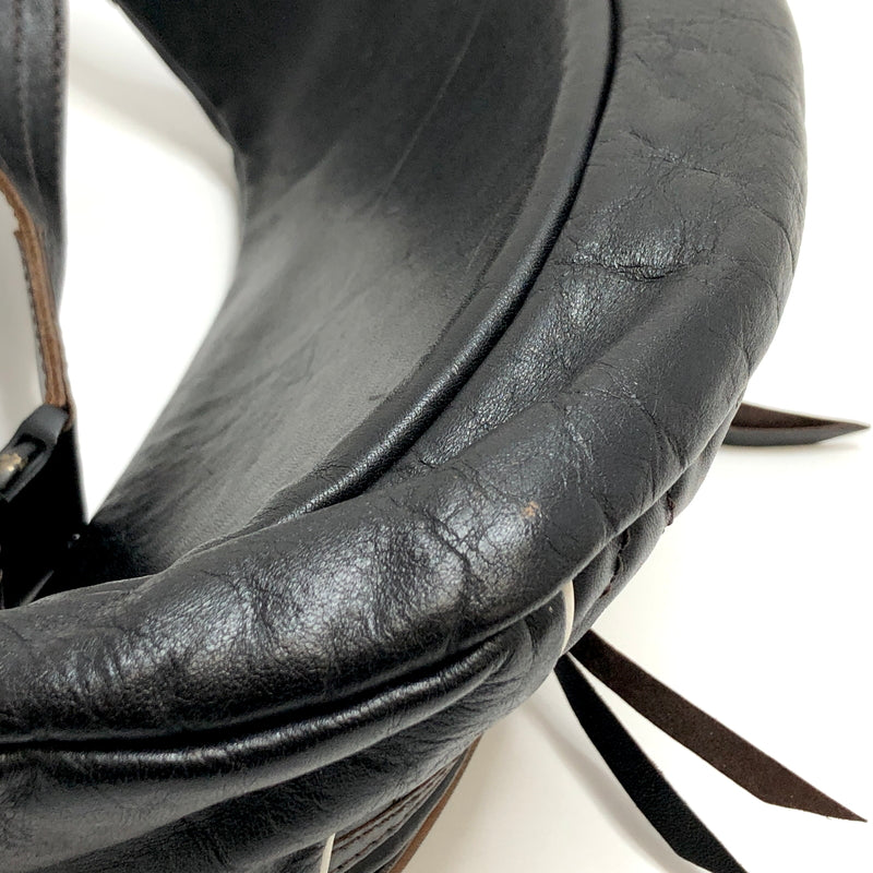 【現状渡し品】【メンズ】 WESTRIDE ウエストライド RIDING WAIST BAG ホースハイド ライディングウエストバッグ ボディバッグ 鞄 188-260728-rs-04-fur カラー：ブラック 万代Net店