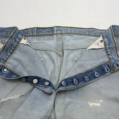 【現状渡し品】【メンズ】 LEVI’S リーバイス BUTTON FLY 00S 501 DENIM PANTS 501-0115 刻印553 01年製 デニムパンツ ボトムス 157-260606-sa-02-fur サイズ：40×32 カラー：インディゴ 万代Net店