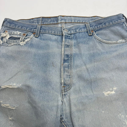 【現状渡し品】【メンズ】 LEVI’S リーバイス BUTTON FLY 00S 501 DENIM PANTS 501-0115 刻印553 01年製 デニムパンツ ボトムス 157-260606-sa-02-fur サイズ：40×32 カラー：インディゴ 万代Net店