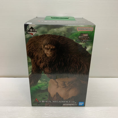 【中古品】 一番くじ 進撃の巨人 ～獣の巨人は俺が仕留める～ A賞 獣の巨人 MEGAIMPACT フィギュア バンダイ 箱あり 052-260810-YT-05-min 万代Net店