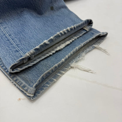 【現状渡し品】【メンズ】 LEVI’S リーバイス BUTTON FLY 00S 501 DENIM PANTS 501-0115 刻印553 01年製 デニムパンツ ボトムス 157-260606-sa-02-fur サイズ：40×32 カラー：インディゴ 万代Net店
