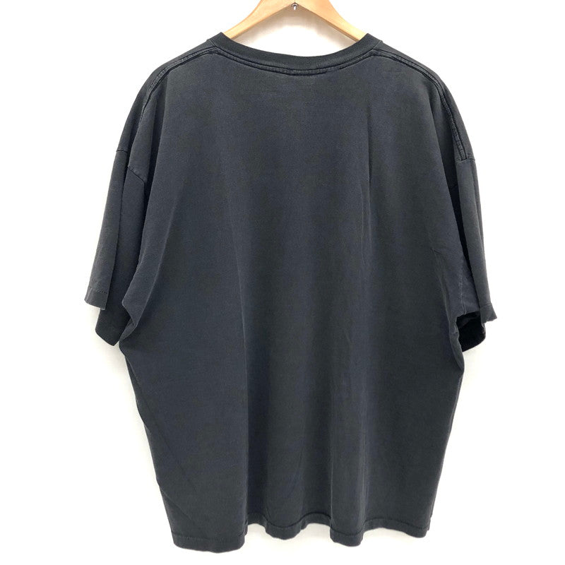 【現状渡し品】【メンズ】 WORKS COLOR ワークスカラー LOS ANGELES RAIDERS PRINT TEE レイダース プリント Tシャツ ダメージ ヴィンテージ系 146-240917-rs-02-fur サイズ：F カラー：チャコール系 万代Net店