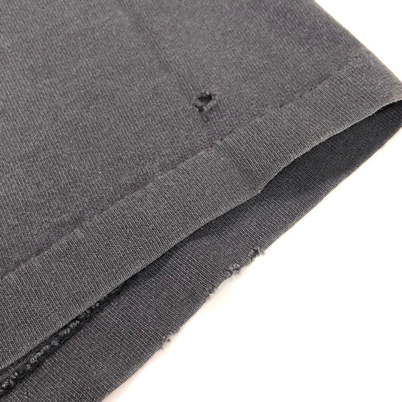 【現状渡し品】【メンズ】 WORKS COLOR ワークスカラー LOS ANGELES RAIDERS PRINT TEE レイダース プリント Tシャツ ダメージ ヴィンテージ系 146-240917-rs-02-fur サイズ：F カラー：チャコール系 万代Net店