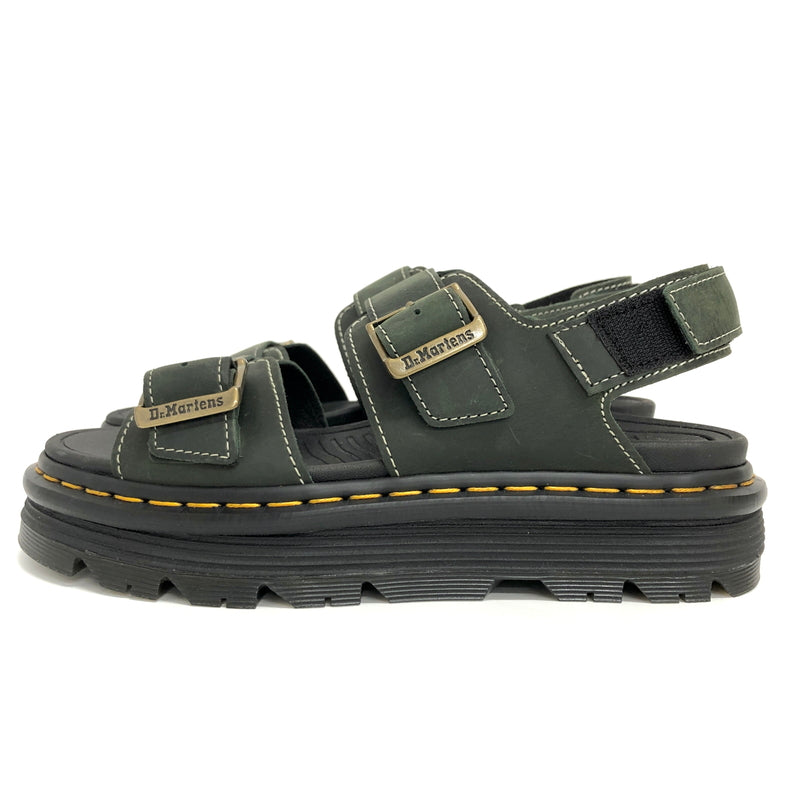 【中古品】【メンズ/レディース】 Dr.Martens ドクターマーチン ZEBZAG SANDAL 43667300 ゼブザグサンダル シューズ 靴 164-260728-rs-06-fur サイズ：UK7(26cm相当) カラー：グリーン 万代Net店