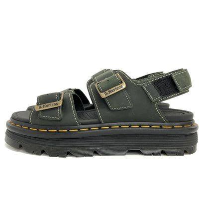 【中古品】【メンズ/レディース】 Dr.Martens ドクターマーチン ZEBZAG SANDAL 43667300 ゼブザグサンダル シューズ 靴 164-260728-rs-06-fur サイズ：UK7(26cm相当) カラー：グリーン 万代Net店