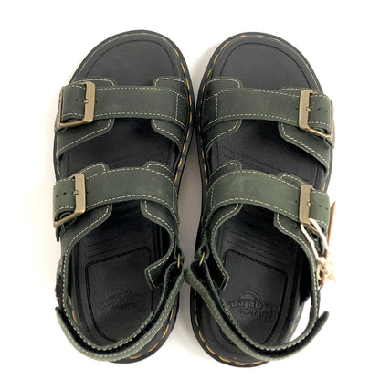 【中古品】【メンズ/レディース】 Dr.Martens ドクターマーチン ZEBZAG SANDAL 43667300 ゼブザグサンダル シューズ 靴 164-260728-rs-06-fur サイズ：UK7(26cm相当) カラー：グリーン 万代Net店