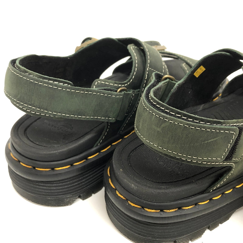 【中古品】【メンズ/レディース】 Dr.Martens ドクターマーチン ZEBZAG SANDAL 43667300 ゼブザグサンダル シューズ 靴 164-260728-rs-06-fur サイズ：UK7(26cm相当) カラー：グリーン 万代Net店