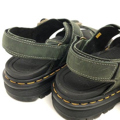 【中古品】【メンズ/レディース】 Dr.Martens ドクターマーチン ZEBZAG SANDAL 43667300 ゼブザグサンダル シューズ 靴 164-260728-rs-06-fur サイズ：UK7(26cm相当) カラー：グリーン 万代Net店