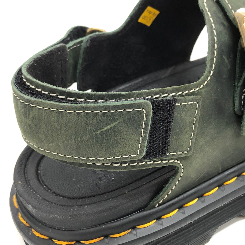 【中古品】【メンズ/レディース】 Dr.Martens ドクターマーチン ZEBZAG SANDAL 43667300 ゼブザグサンダル シューズ 靴 164-260728-rs-06-fur サイズ：UK7(26cm相当) カラー：グリーン 万代Net店