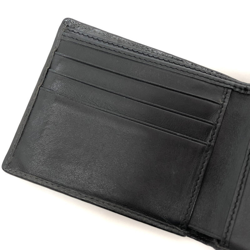 【現状渡し品】【メンズ/レディース】 VIVIENNE WESTWOOD ヴィヴィアンウエストウッド FD0037 二つ折り財布 ロゴ型押し オーブ コンパクトウォレット 200-260511-rs-07-fur カラー：ブラック 万代Net店