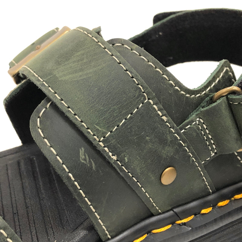 【中古品】【メンズ/レディース】 Dr.Martens ドクターマーチン ZEBZAG SANDAL 43667300 ゼブザグサンダル シューズ 靴 164-260728-rs-06-fur サイズ：UK7(26cm相当) カラー：グリーン 万代Net店