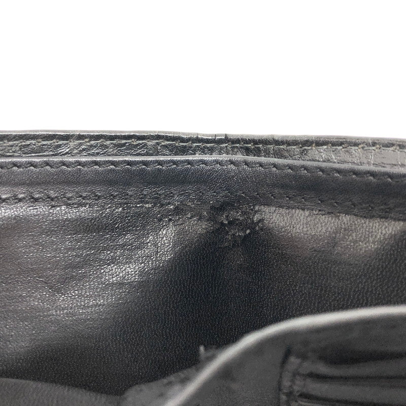 【現状渡し品】【メンズ/レディース】 VIVIENNE WESTWOOD ヴィヴィアンウエストウッド FD0037 二つ折り財布 ロゴ型押し オーブ コンパクトウォレット 200-260511-rs-07-fur カラー：ブラック 万代Net店
