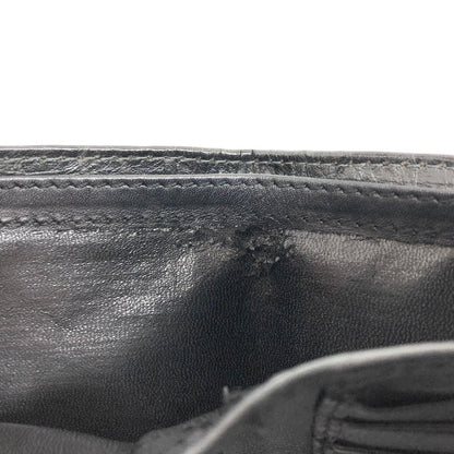 【現状渡し品】【メンズ/レディース】 VIVIENNE WESTWOOD ヴィヴィアンウエストウッド FD0037 二つ折り財布 ロゴ型押し オーブ コンパクトウォレット 200-260511-rs-07-fur カラー：ブラック 万代Net店
