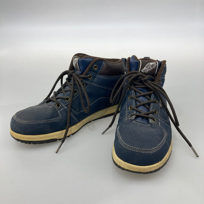 【中古品】【メンズ/レディース】 VANS バンズ V8060 MCKINLEY MID NAVY スニーカー 本体のみ（箱なし） 165-251028-WA-02-iwa サイズ：24.5 カラー：ネイビー系 ブラウン 万代Net店
