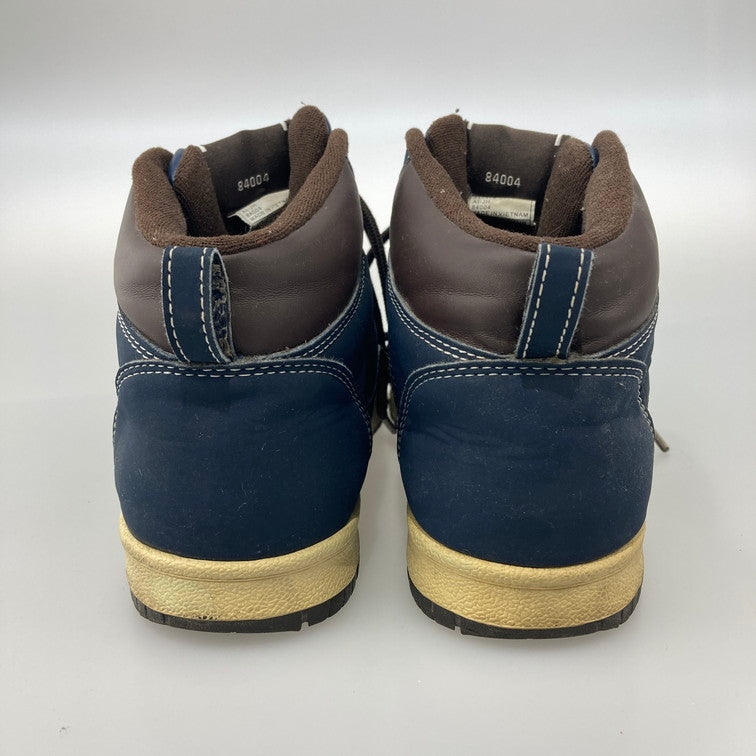 【中古品】【メンズ/レディース】 VANS バンズ V8060 MCKINLEY MID NAVY スニーカー 本体のみ（箱なし） 165-251028-WA-02-iwa サイズ：24.5 カラー：ネイビー系 ブラウン 万代Net店