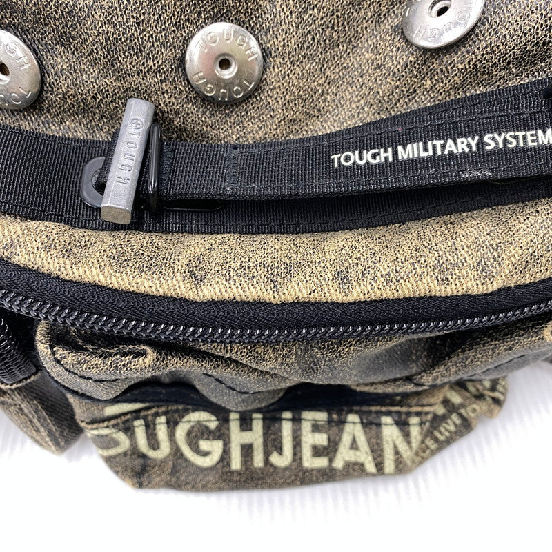 【現状渡し品】【メンズ/レディース】 TOUGH JEANSMITH タフジーンズスミス MILITARY WASTE BAG ミリタリー ウエスト バッグ カバン 鞄 188-260203-cs-21-izu カラー：ブラック系 万代Net店