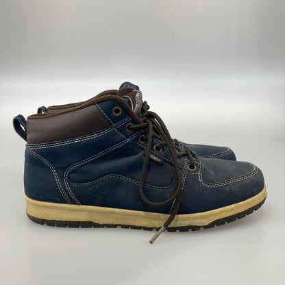 【中古品】【メンズ/レディース】 VANS バンズ V8060 MCKINLEY MID NAVY スニーカー 本体のみ（箱なし） 165-251028-WA-02-iwa サイズ：24.5 カラー：ネイビー系 ブラウン 万代Net店