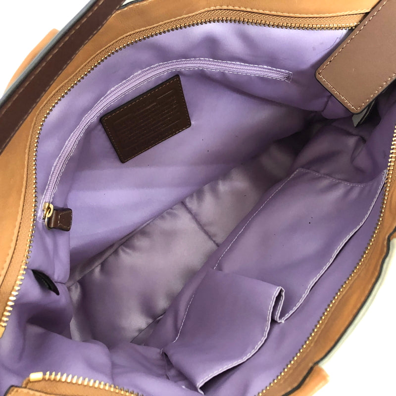 【現状渡し品】【レディース】 COACH コーチ SHOULDER BAG J1120-18961 ショルダーバッグ 鞄 180-260728-rs-07-fur カラー：キャメル/アイボリー 万代Net店