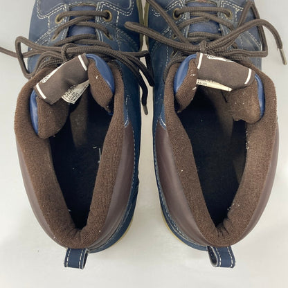 【中古品】【メンズ/レディース】 VANS バンズ V8060 MCKINLEY MID NAVY スニーカー 本体のみ（箱なし） 165-251028-WA-02-iwa サイズ：24.5 カラー：ネイビー系 ブラウン 万代Net店