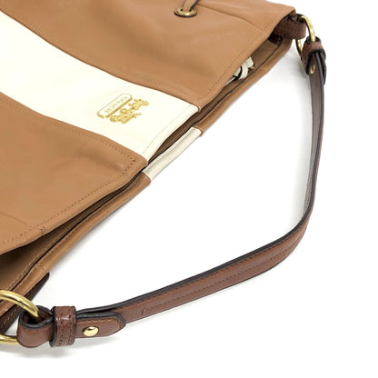 【現状渡し品】【レディース】 COACH コーチ SHOULDER BAG J1120-18961 ショルダーバッグ 鞄 180-260728-rs-07-fur カラー：キャメル/アイボリー 万代Net店