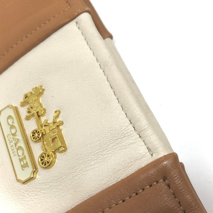 【現状渡し品】【レディース】 COACH コーチ SHOULDER BAG J1120-18961 ショルダーバッグ 鞄 180-260728-rs-07-fur カラー：キャメル/アイボリー 万代Net店