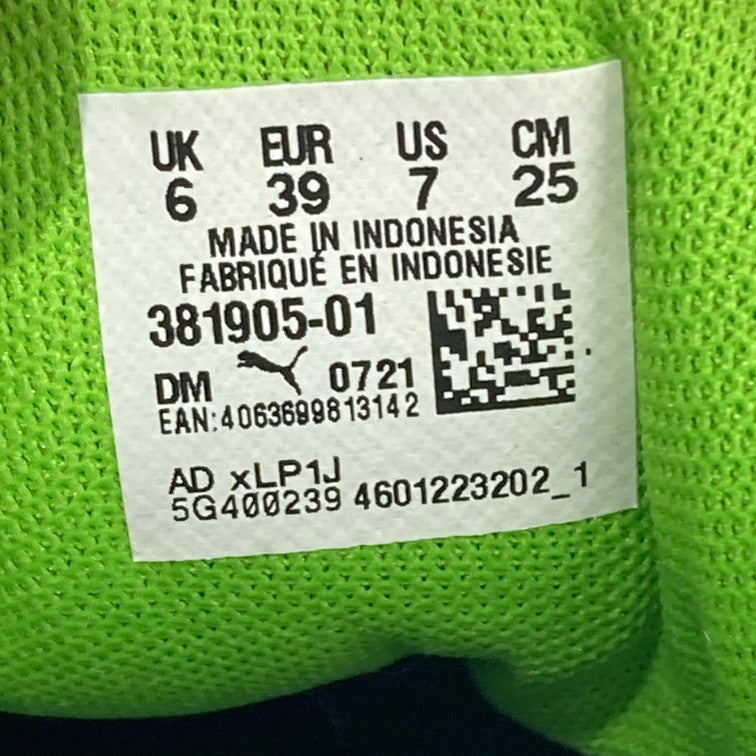 【中古美品】【メンズ/レディース】 PUMA プーマ SANTA CRUZ × PUMA 381905-01 SUEDE BLACK GREEN FLASH 本体のみ（箱なし） 163-251028-WA-04-iwa サイズ：25 カラー：ブラック グリーン パープル 万代Net店