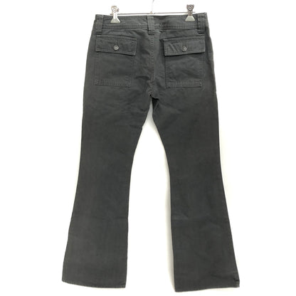 【中古品】【メンズ】 HYSTERIC GLAMOUR ヒステリックグラマー FLARED CARGO PANTS 2AP-3183 フレアカーゴパンツ ブーツカット ボトムス 古着 151-261022-rs-02-fur サイズ：M カラー：グレー系 万代Net店
