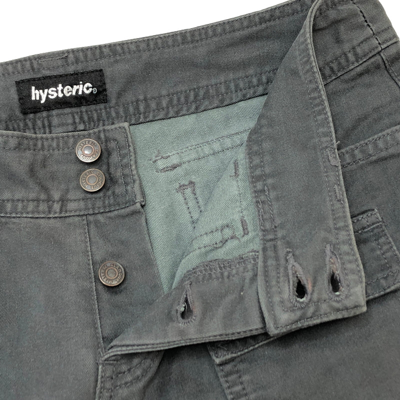 【中古品】【メンズ】 HYSTERIC GLAMOUR ヒステリックグラマー FLARED CARGO PANTS 2AP-3183 フレアカーゴパンツ ブーツカット ボトムス 古着 151-261022-rs-02-fur サイズ：M カラー：グレー系 万代Net店