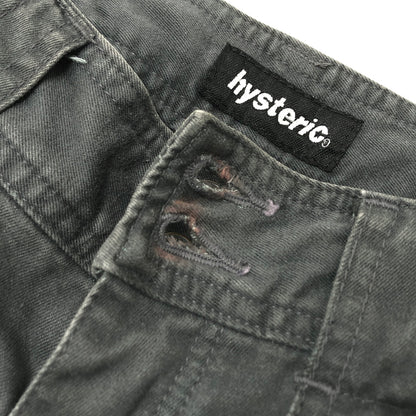 【中古品】【メンズ】 HYSTERIC GLAMOUR ヒステリックグラマー FLARED CARGO PANTS 2AP-3183 フレアカーゴパンツ ブーツカット ボトムス 古着 151-261022-rs-02-fur サイズ：M カラー：グレー系 万代Net店