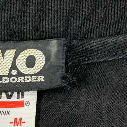 【現状渡し品】【メンズ】 N.W.O NEWWORLDORDER ニューワールドオーダー 90S ANVILボディ RUIN NWO PRINTED T-SHIRT 90年代 プリント Tシャツ トップス 146-240919-jt-14-min サイズ：M カラー：ブラック 万代Net店
